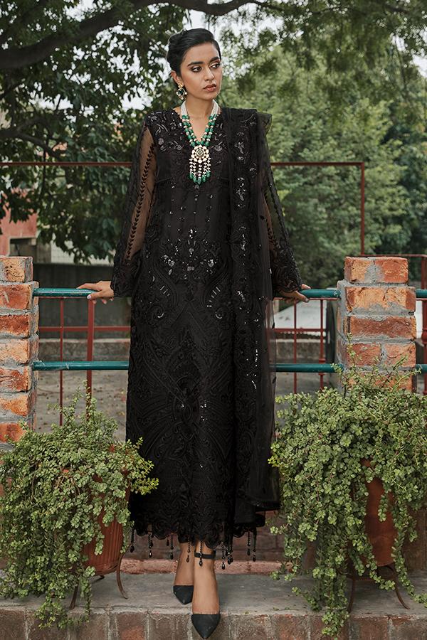 Pakistani Black Dress Party Wear ...